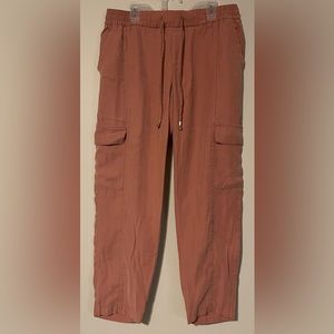 Old Navy Cargo Rust Orange Ankle Pant